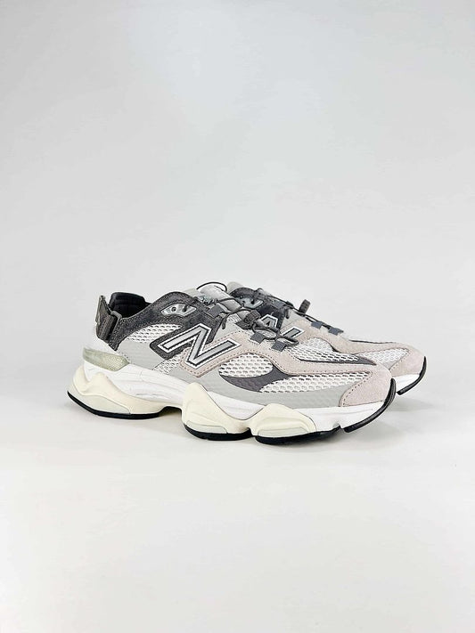 New Balance 9060 U90603FA White Grey Mesh Mule Chunky Sneakers for Women and Men
