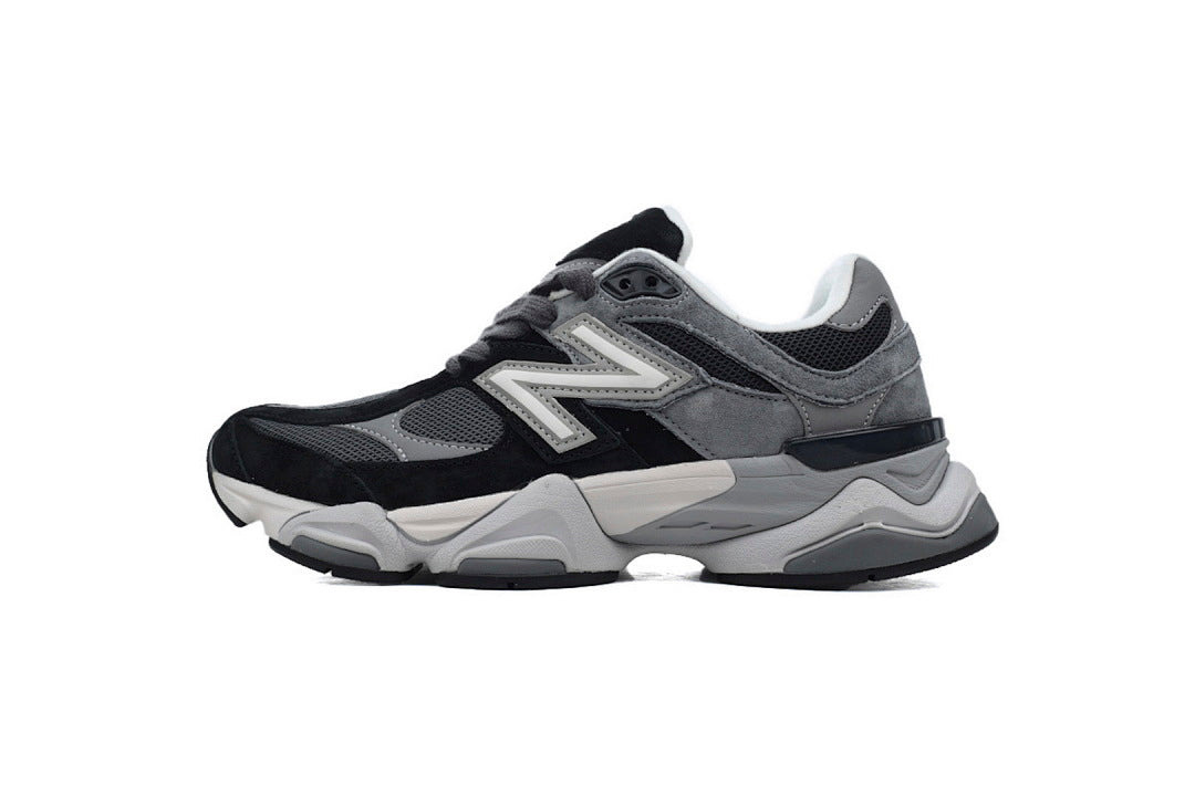 New Balance 9060 'Dark Grey' U9060JBM Women's & Men's Black & Grey Retro Chunky Sneakers