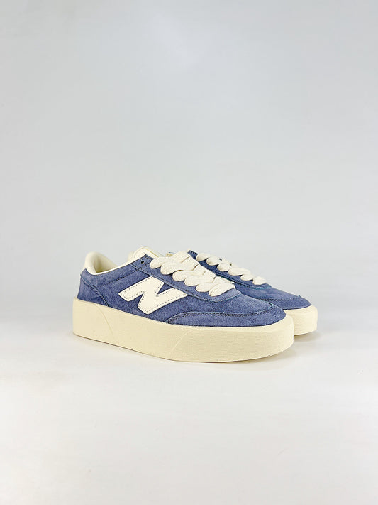 New Balance 750 U7507SP Blue Cream Platform Sneakers Retro Casual Shoes for Women and Men