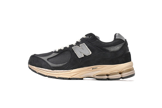 New Balance 2002R M2002RHO Black Grey Womens Mens Retro Mesh Sneakers