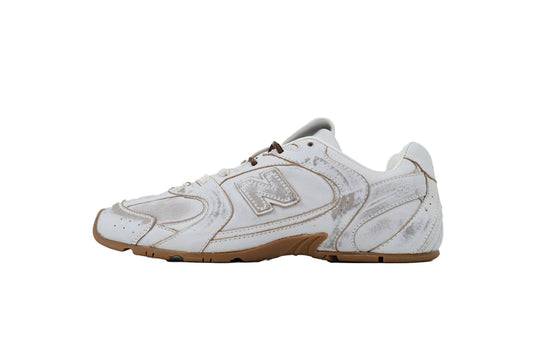 New Balance x Miu Miu 530 SL White Gum Distressed Retro Low Top Sneakers Women Men