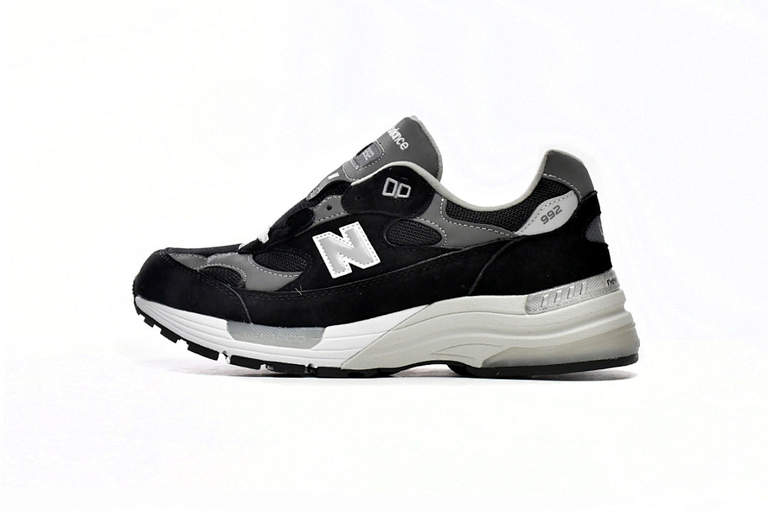 New Balance 992 Black Grey M992EB Retro Sneakers Women Men