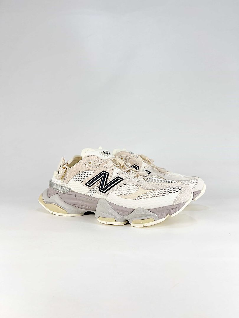 New Balance 9060 U90609IH Cream White Grey Mesh Retro Chunky Sneakers for Women and Men
