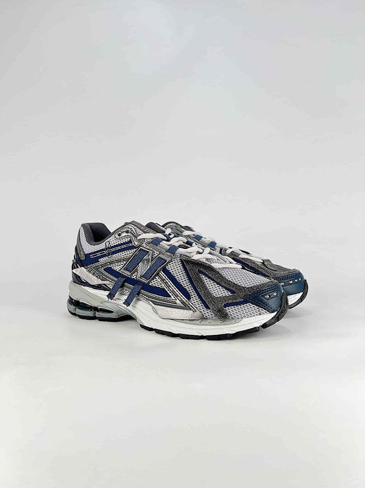 New Balance 1906A Navy Blue Silver White Womens Mens Deconstructed Retro Mesh Sneakers