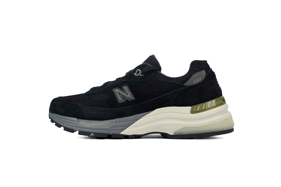 New Balance 992 Black Grey M992BL Retro Sneakers Women Men