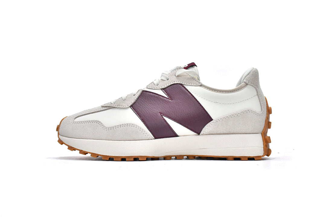 New Balance 327 'White Dark Red' WS327KA Retro Suede Running Shoes – Men's & Women's Unisex Sneakers