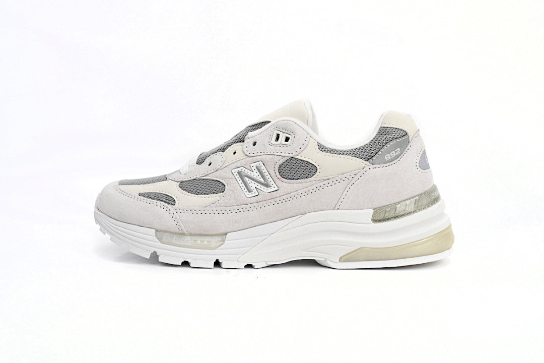 New Balance 992 M992NC Off White Grey Retro Sneakers Women Men