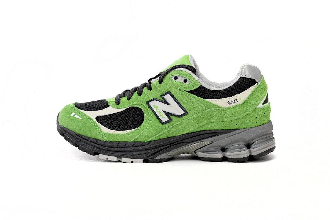 New Balance 2002R M2002RGZ Women's & Men's Green Black Retro Lifestyle Sneakers