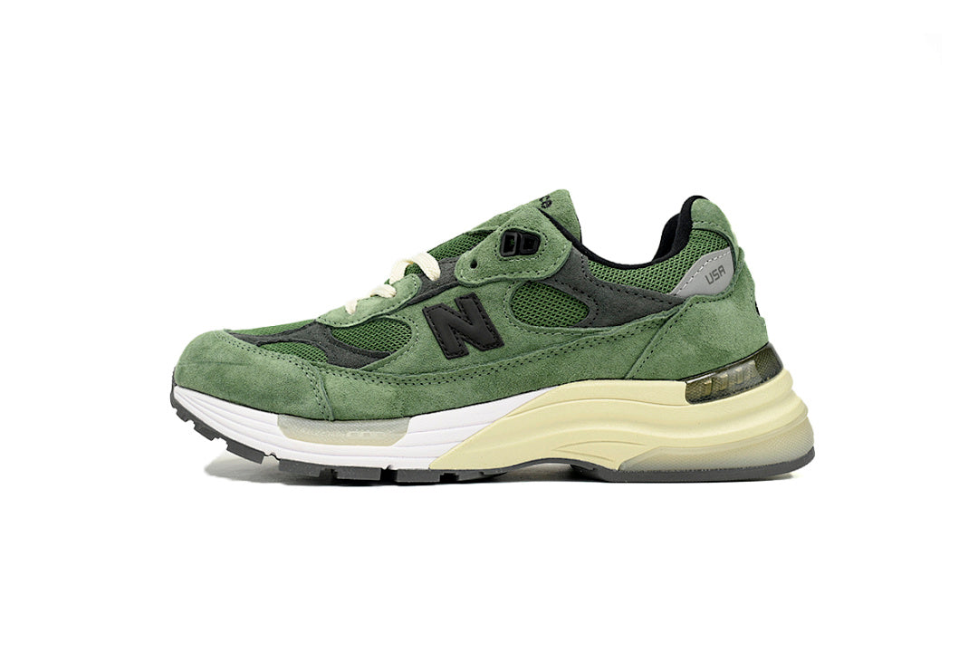 JJJJound x New Balance 992 M992JJ Mossy Green Retro Sneakers Women Men