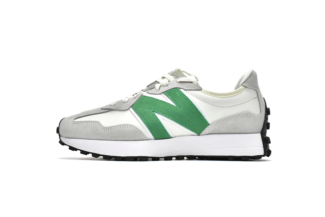 New Balance 327 'White Green' WS327LG Retro Suede Running Shoes – Men's & Women's Unisex Sneakers