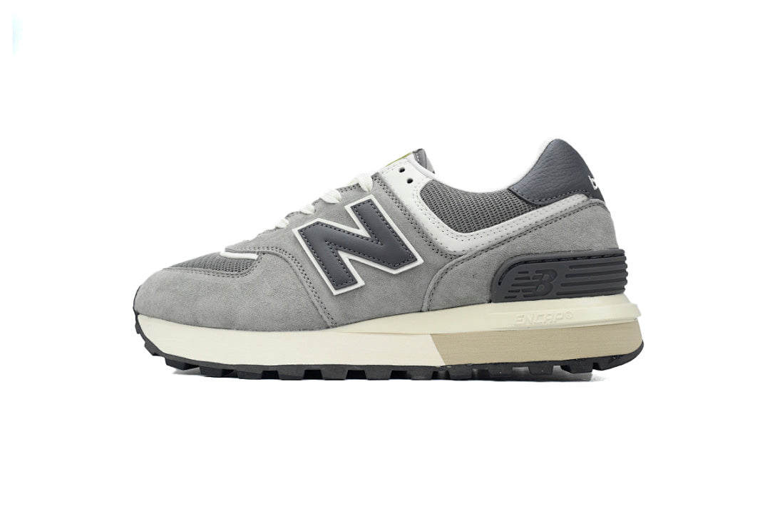 New Balance 574 Legacy U574LGT1 Grey Black Retro Sneakers | Women's & Men's Casual Shoes