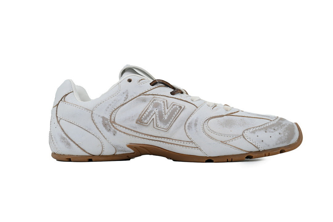 New Balance x Miu Miu 530 SL White Gum Distressed Retro Low Top Sneakers Women Men