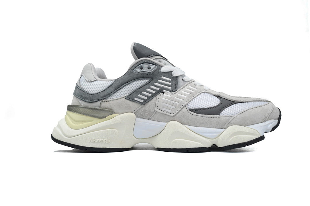 New Balance 9060 U9060GRY Women's & Men's Grey & Cream Retro Chunky Sneakers