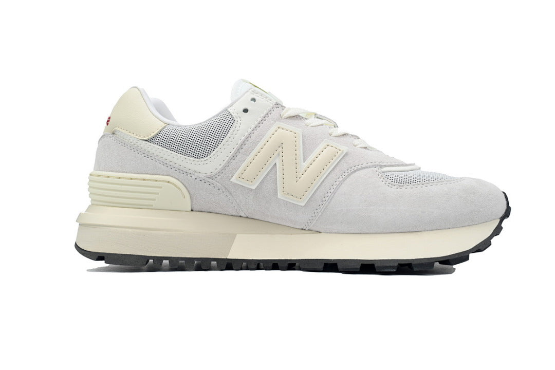 New Balance 574 Legacy U574LGE1 Grey Cream Retro Sneakers | Women's & Men's Casual Shoes