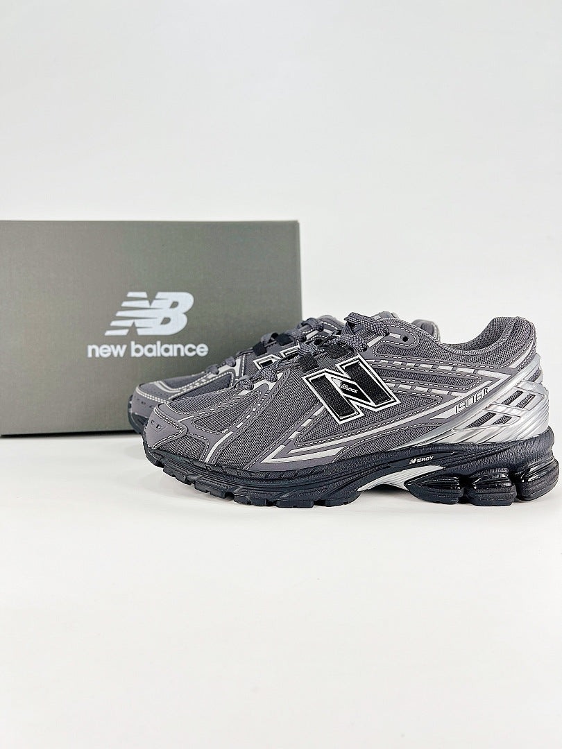 New Balance 1906R Charcoal Grey Silver Black Womens Mens Retro Mesh Sneakers