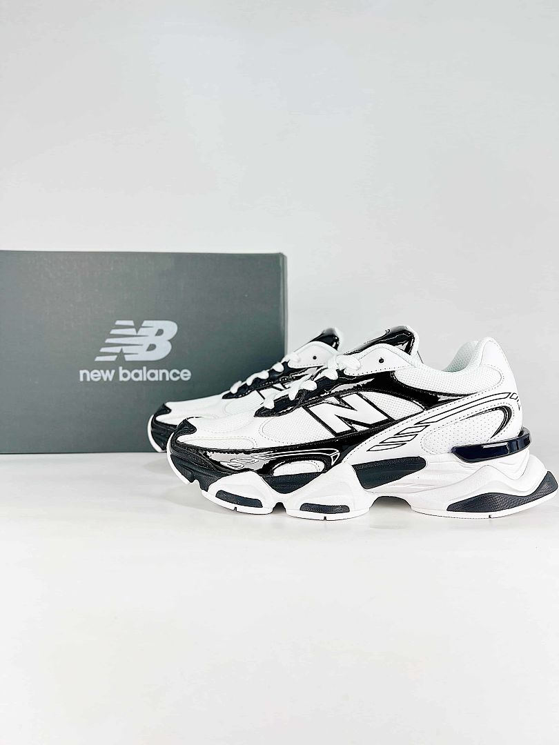 New Balance 9060 U906076M Black White Retro Chunky Sneakers for Women and Men