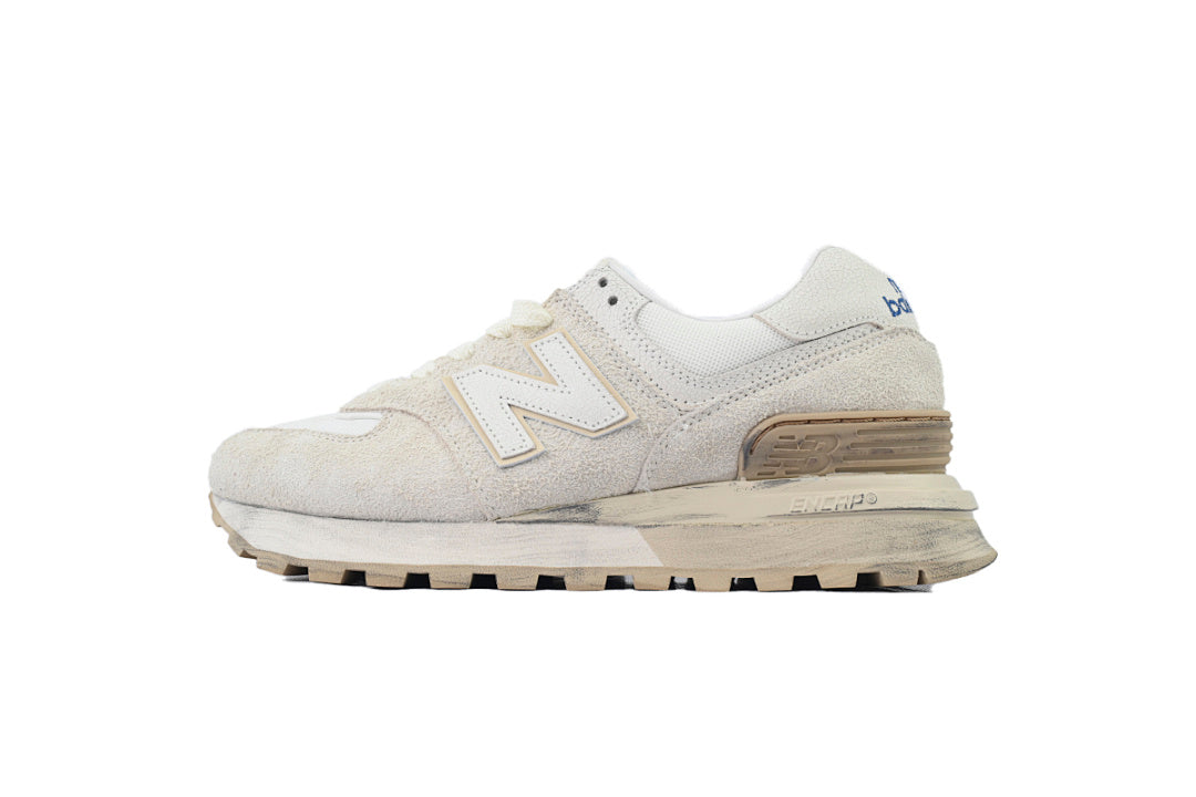 New Balance 574 Legacy U574LGRS Ash Cream Distressed Retro Sneakers | Women's & Men's Casual Shoes