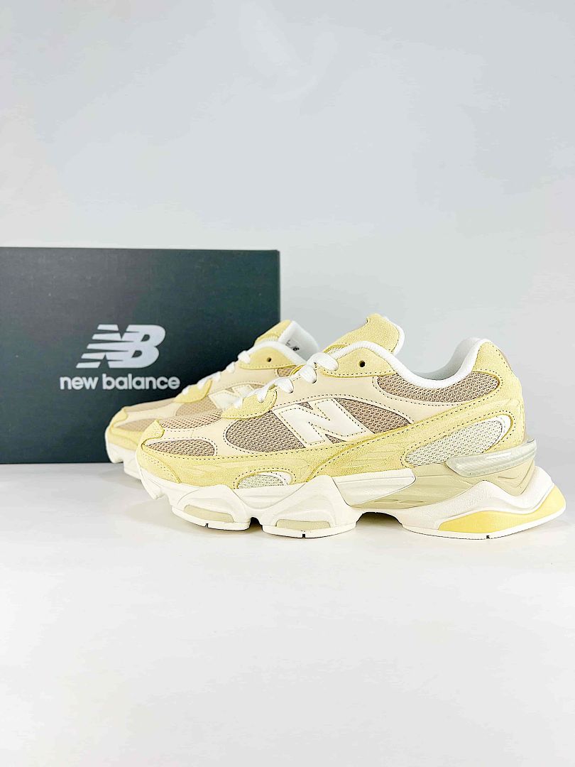 New Balance 9060 U90606U0 Yellow Beige Retro Chunky Sneakers for Women and Men