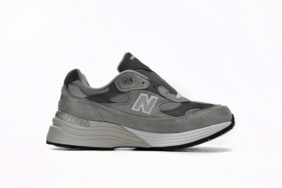 New Balance 992 M992GR Grey Retro Running Style Sneakers Women Men