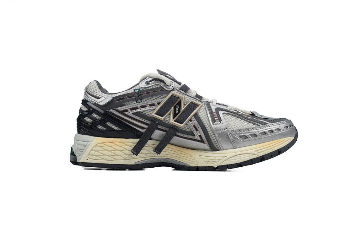 New Balance 1906A M1906AD Silver Gold Metallic Womens Mens Deconstructed Mesh Sneakers