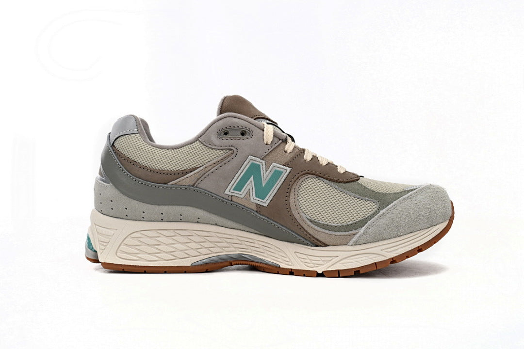 New Balance 2002R M2002RAM Brown Emerald Green Retro Mesh Sneakers Women Men