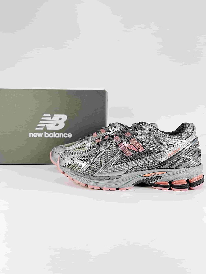 New Balance 1906R Grey Silver Pink Womens Mens Retro Mesh Sneakers