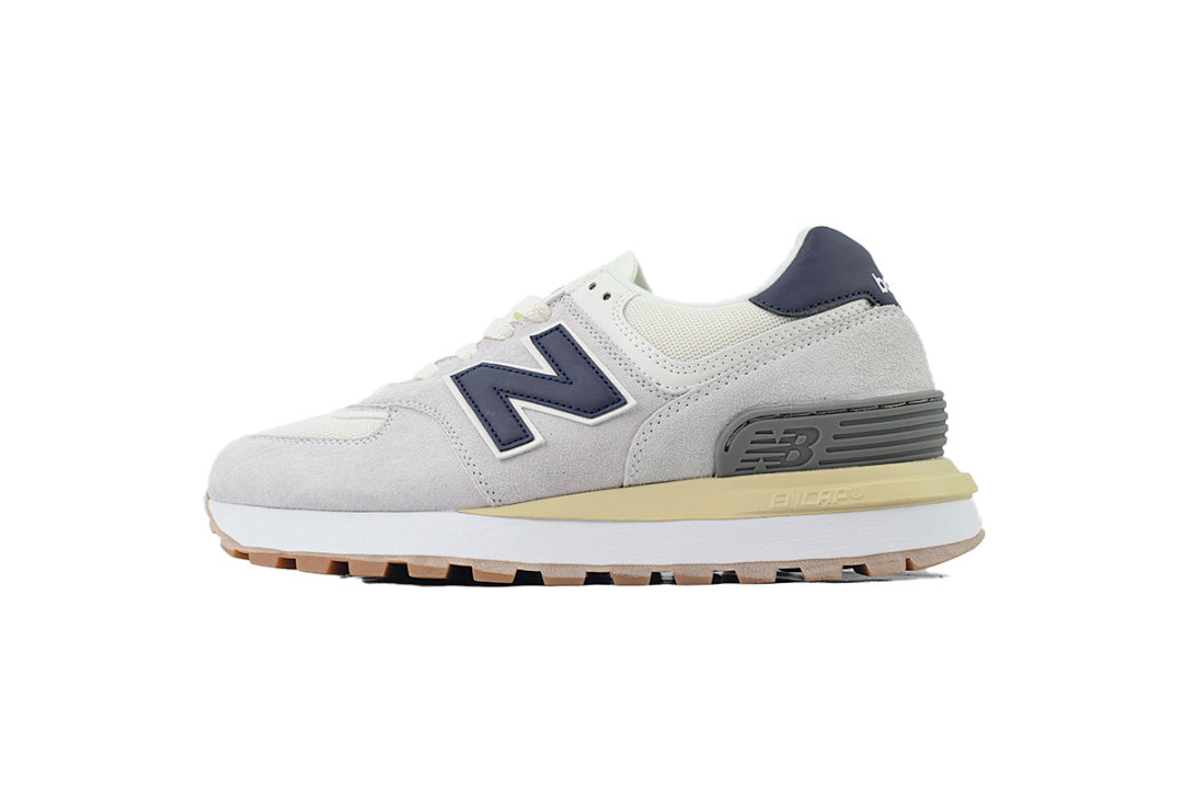 New Balance 574 Legacy U574LGAN White Grey Retro Sneakers | Women's & Men's Casual Shoes