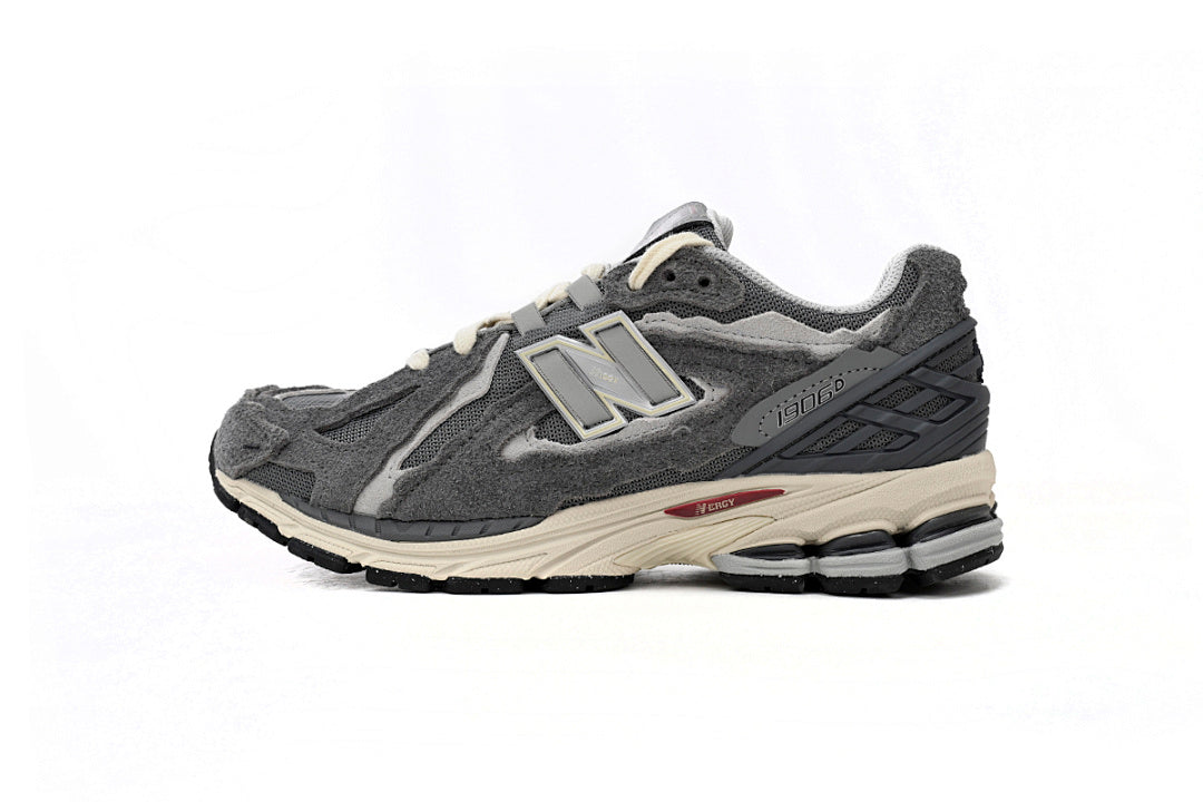 New Balance 1906R M1906DA Women's Men's Grey Cream Distressed Retro Sneakers
