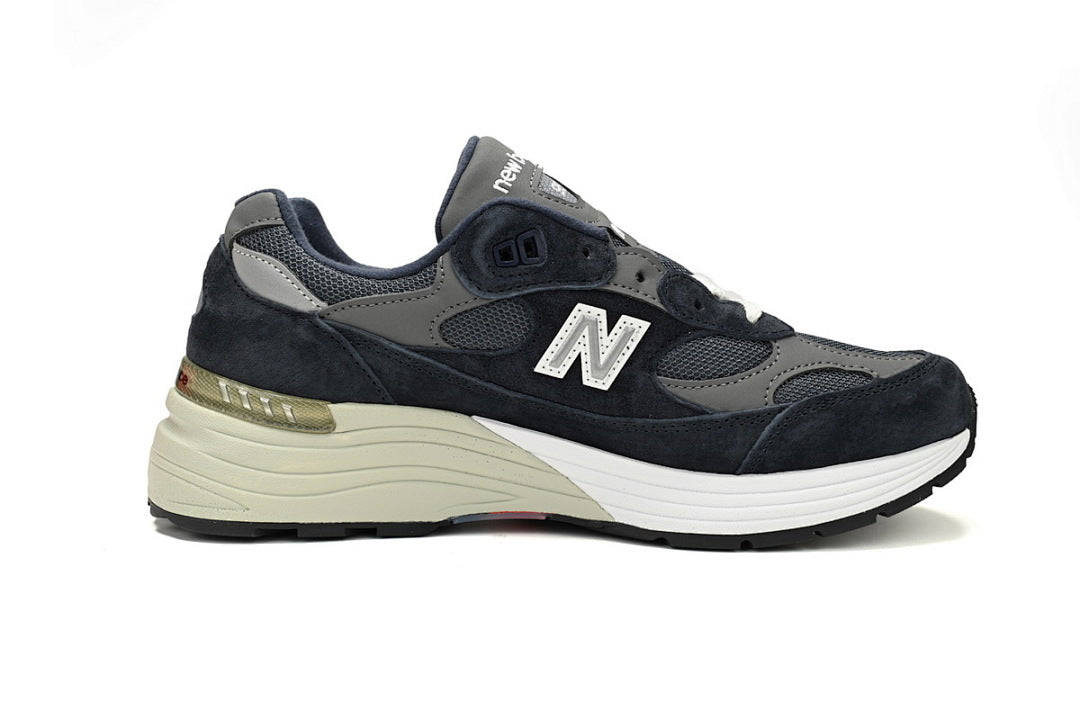 New Balance 992 M992GG Black Grey White Retro Sneakers Women Men