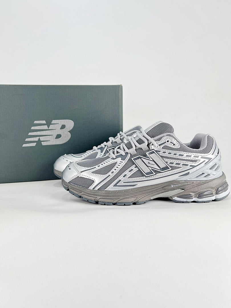 New Balance 1906R Silver Grey Womens Mens Retro Metallic Mesh Sneakers