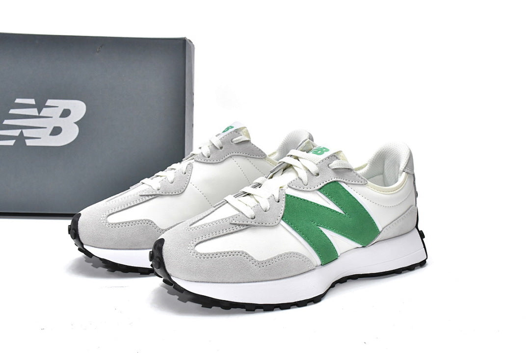 New Balance 327 'White Green' WS327LG Retro Suede Running Shoes – Men's & Women's Unisex Sneakers