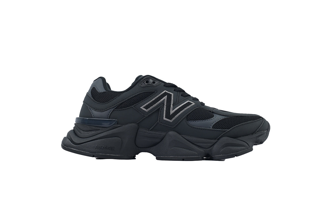 New Balance 9060 'Black Cat' U9060ZGE Women's & Men's Black Chunky Sneakers