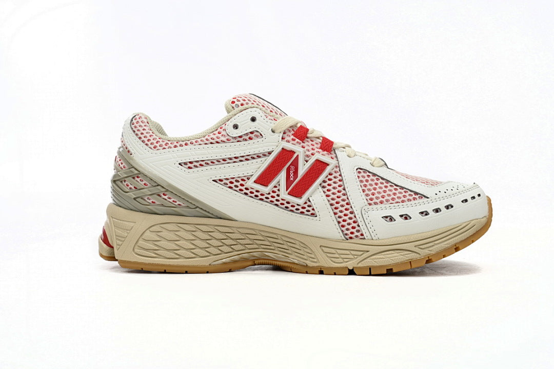 New Balance 1906R M1906RO White Red Womens Mens Retro Mesh Sneakers