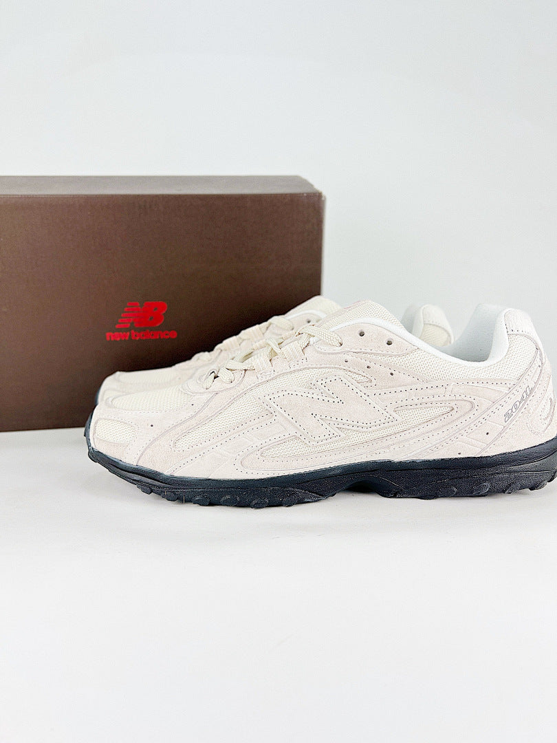 New Balance 204L U204L8OV Cream White Black Womens Mens Retro Low Profile Mesh Sneakers