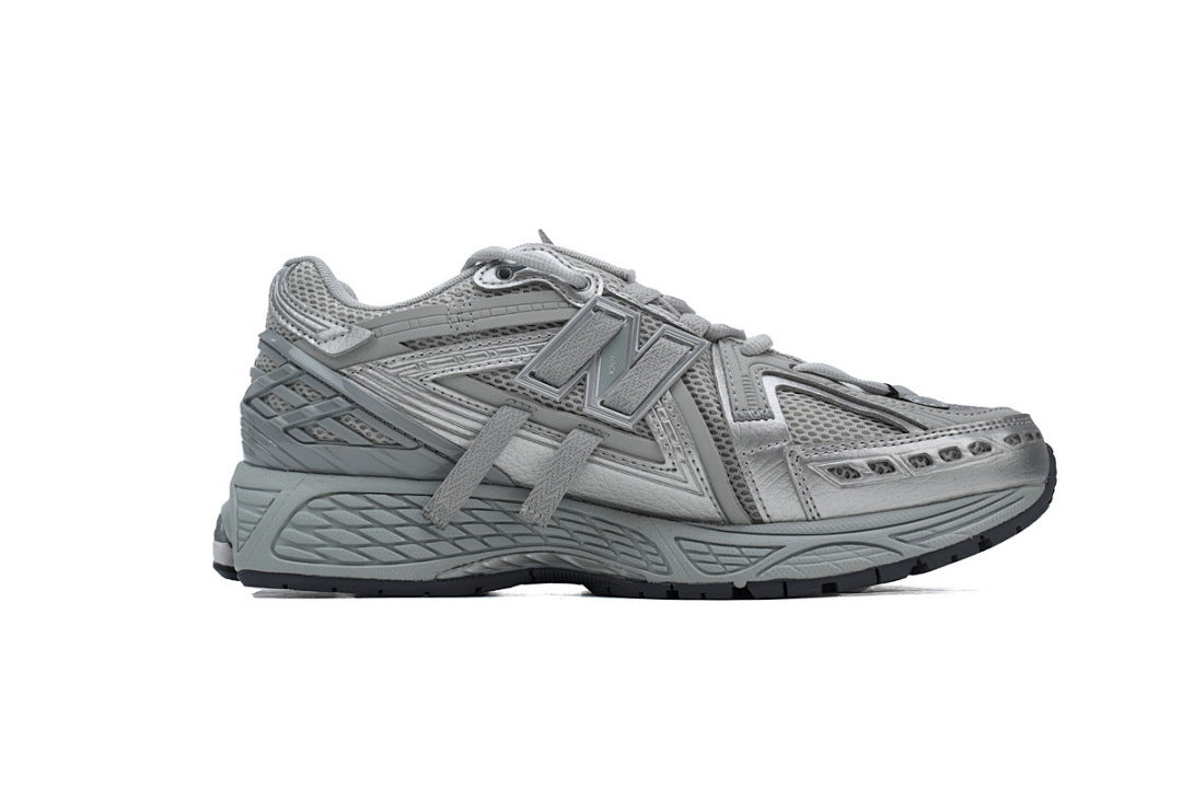 New Balance 1906A M1906AG Concrete Grey Silver Metallic Womens Mens Deconstructed Mesh Sneakers