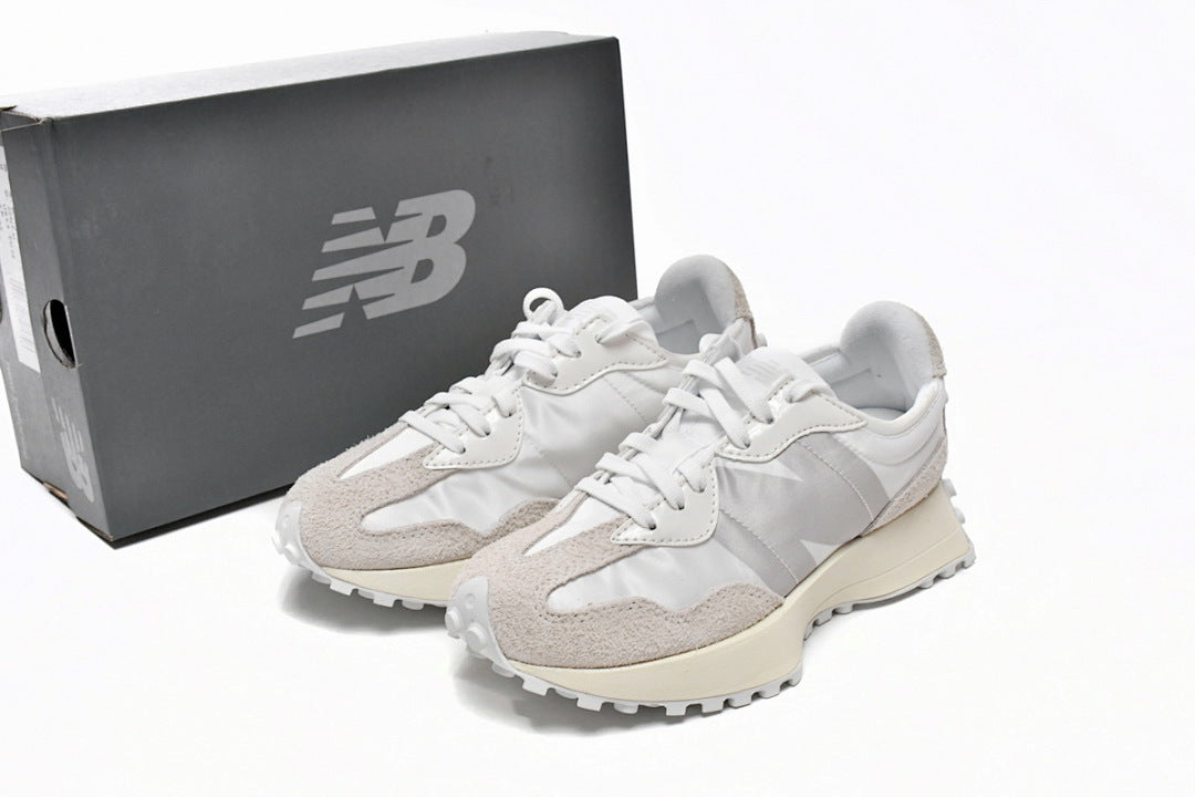 New Balance 327 'White Moonbeam' WS327SFD Retro Suede Running Shoes – Men's & Women's Unisex Sneakers