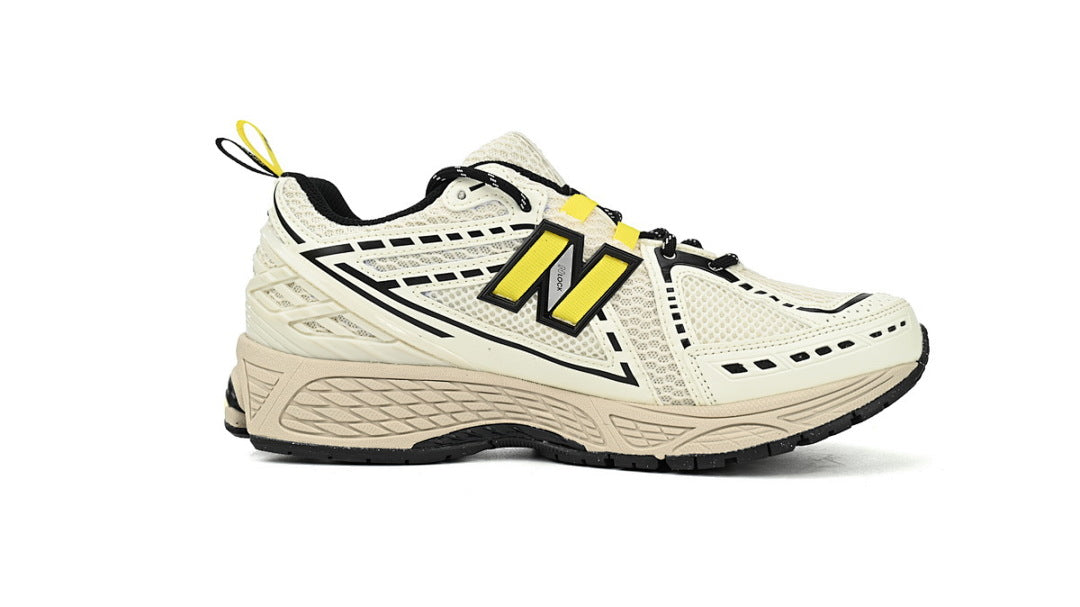New Balance 1906R M1906RGG White Yellow Black Womens Mens Retro Mesh Sneakers