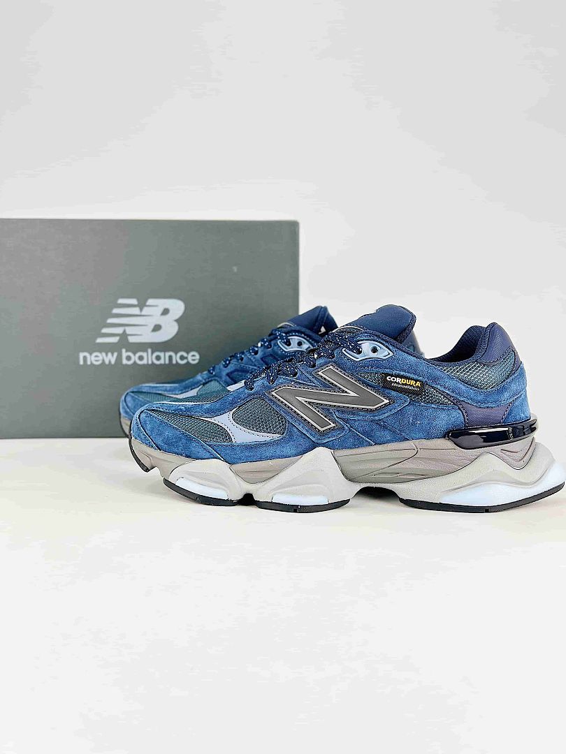 New Balance 9060 U906023D Blue Cordura Retro Chunky Sneakers for Women and Men