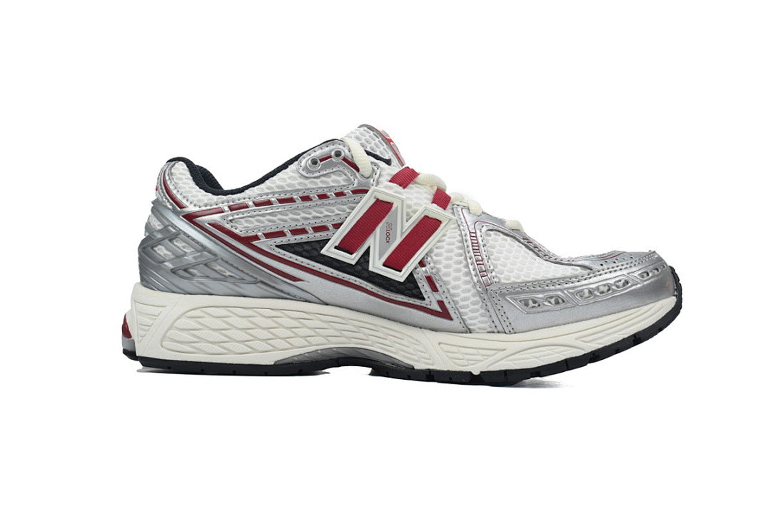 New Balance 1906R M1906REA White Silver Red Womens Mens Retro Mesh Sneakers