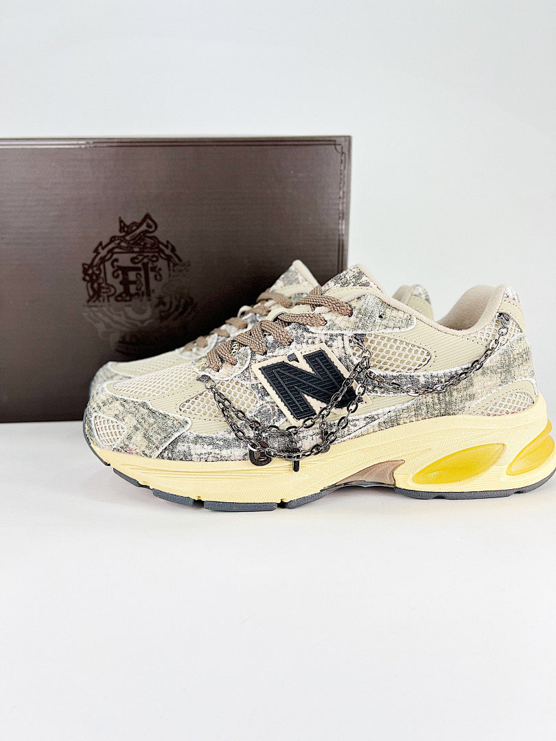 New Balance 2010 U2010JG1 Beige Distressed Retro Sneakers Women Men