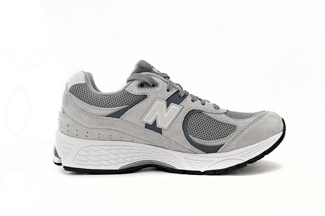 New Balance 2002R M2002RST White Grey Womens Mens Retro Mesh Sneakers