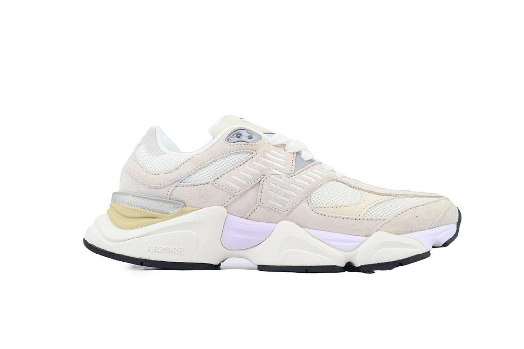 New Balance 9060 Sea Salt Moonbeam U9060WHT Women's Men's Retro Chunky Sneakers