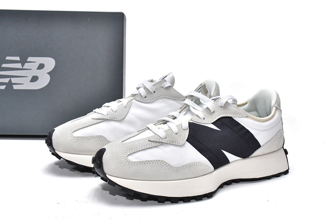 New Balance 327 'Sea Salt Black' MS327FE Retro Suede Running Shoes – Men's & Women's Unisex Sneakers