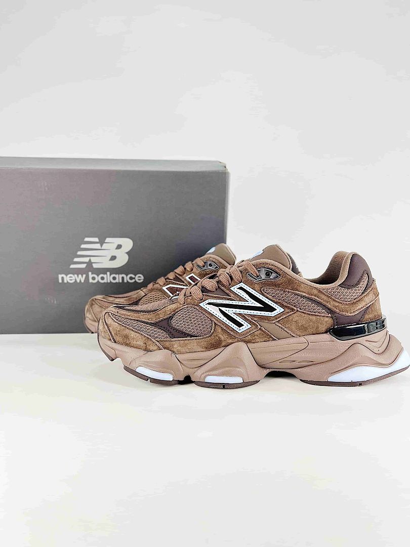 New Balance 9060 U9060622 Brown Mesh Chunky Retro Sneakers for Women and Men