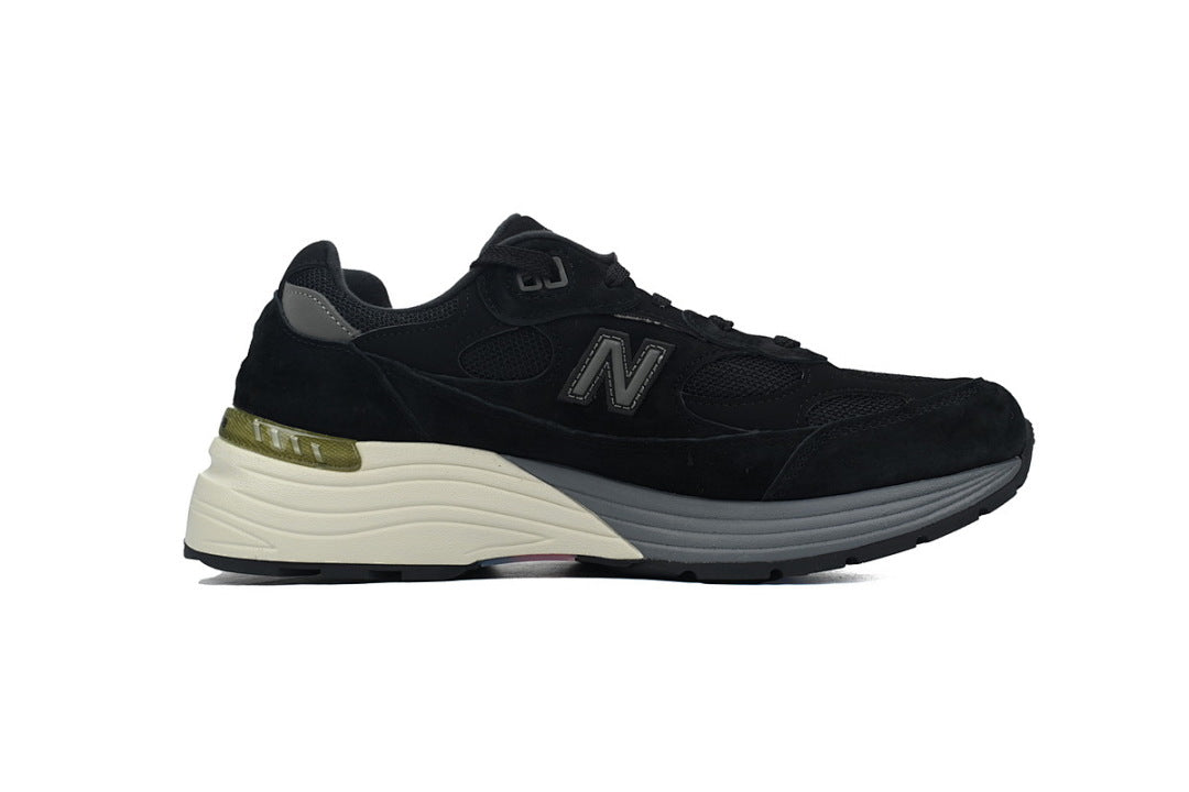New Balance 992 Black Grey M992BL Retro Sneakers Women Men