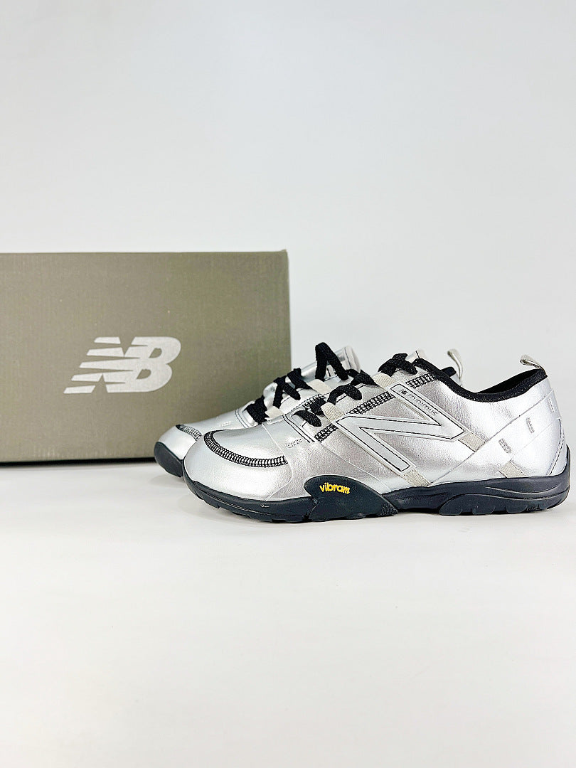 New Balance MT10O MT10O8SW Metallic Silver Black Low Profile Casual Sneakers for Women and Men