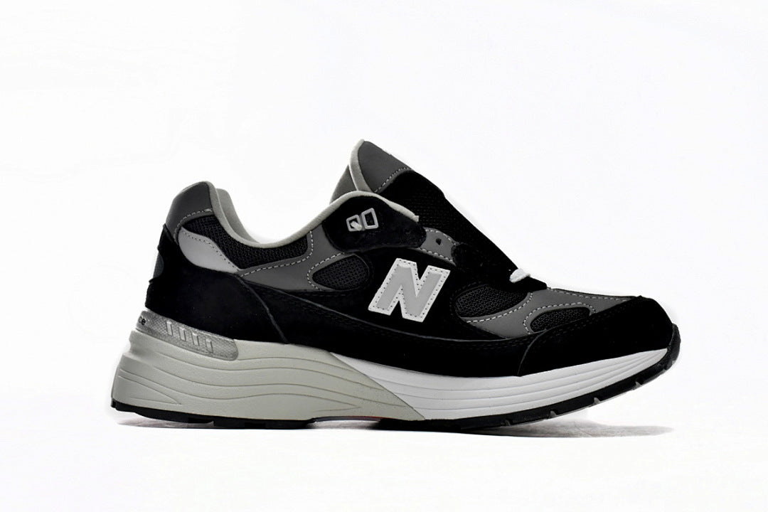New Balance 992 Black Grey M992EB Retro Sneakers Women Men