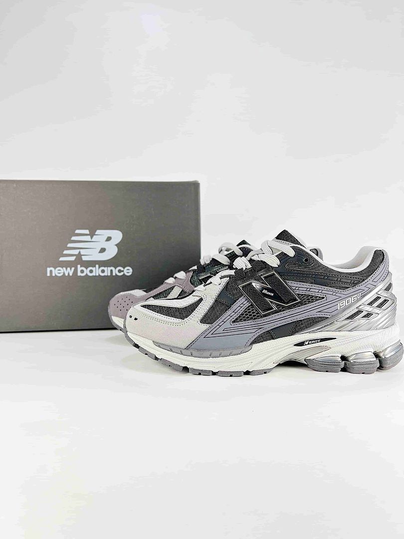 New Balance 1906U Black Grey Silver Womens Mens Retro Mesh Sneakers