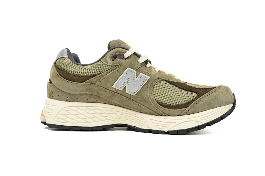 New Balance 2002R M2002RHN Women's Men's Olive Green Grey Retro Sneakers