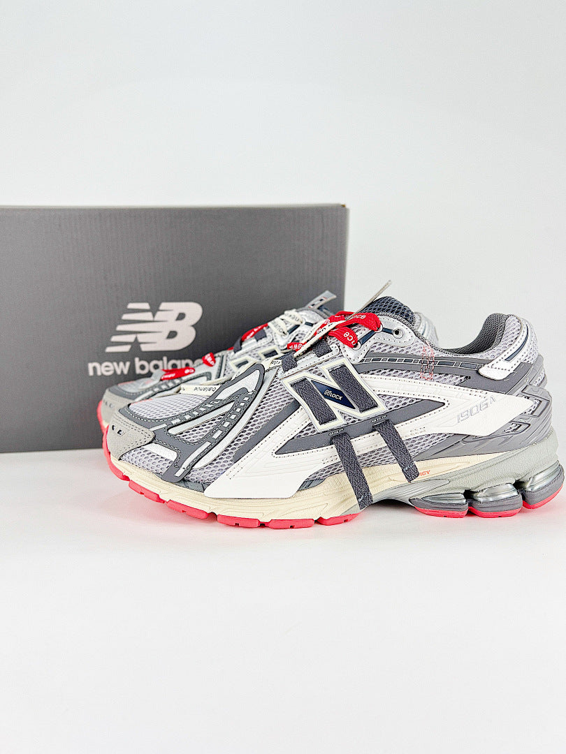New Balance 1906A U1906AC Grey White Red Womens Mens Deconstructed Retro Mesh Sneakers